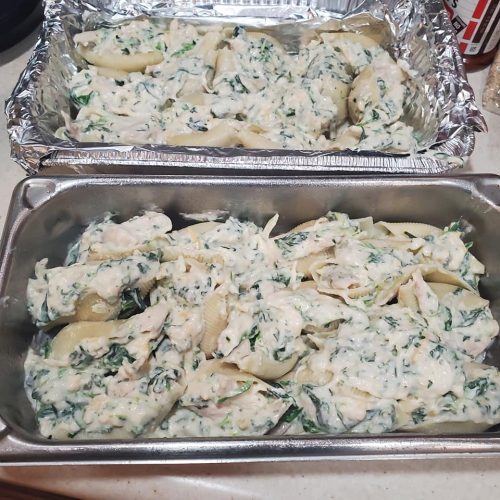 Spinach & Chicken Stuffed Shells – Kitchen Curt